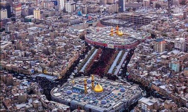 عکس هوایی کربلا