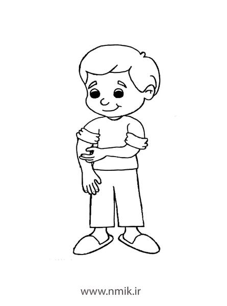 عکس پسر نقاشی