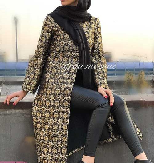 عکس مانتو بلند مد روز