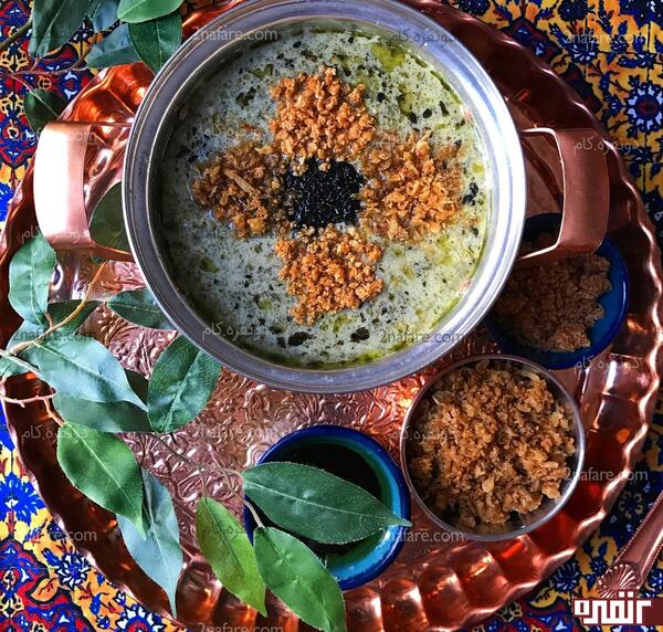 عکس غذا آش دوغ