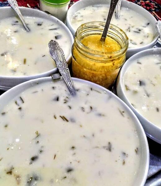 عکس غذا آش دوغ
