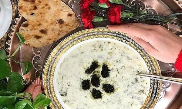 عکس غذا آش دوغ