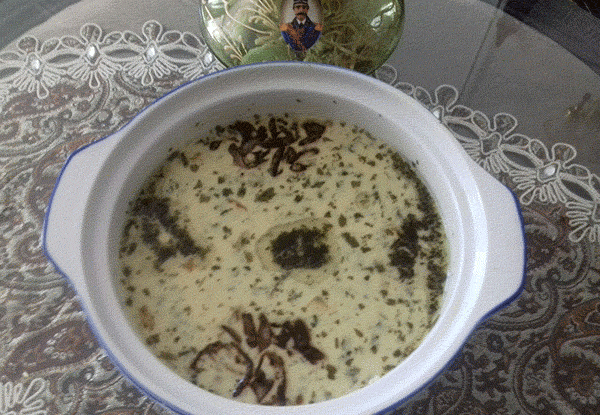 عکس غذا آش دوغ