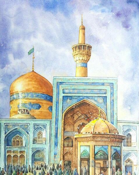 عکس طراحی حرم امام رضا