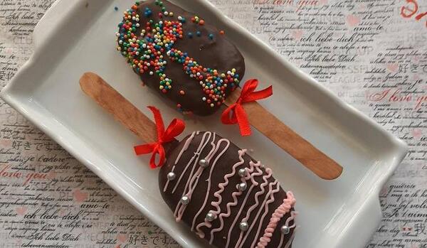عکس کیک بستنی