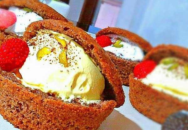 عکس کیک بستنی