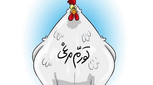 عکس طنز گرانی مرغ