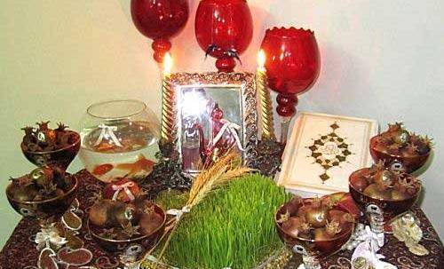 عکس ایده جدیدترین سفره هفت سین