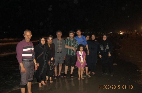 عکس دریا شب بندرعباس