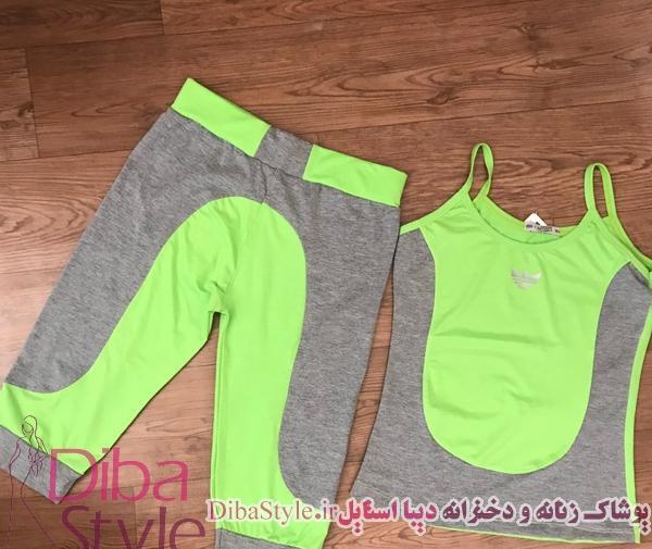 عکس ست تاپ شلوارک اسپرت دخترانه