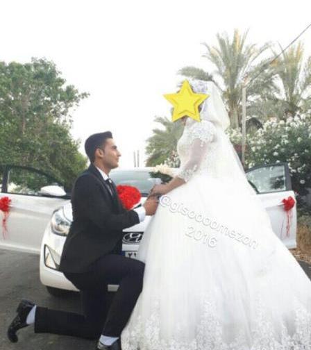 عکس عروس داماد گل