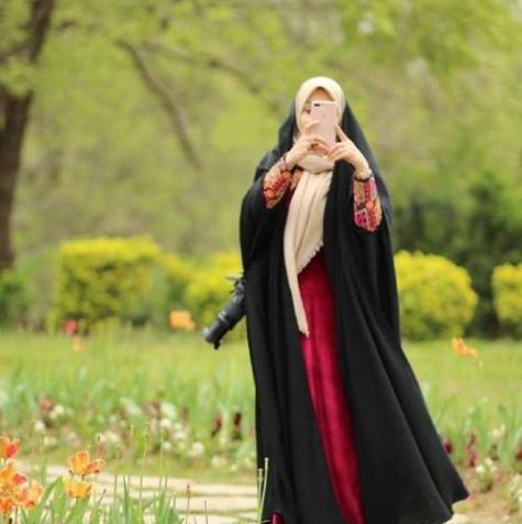 عکس مدل مانتو بلند چادری