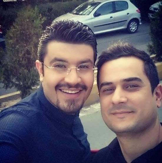 عکس پیمان طالبی و زنش