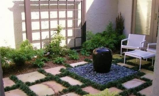 عکس ایده باغچه برای حیاط کوچک