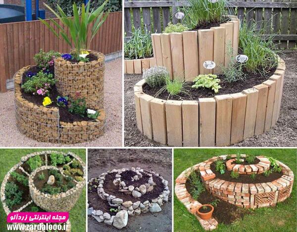 عکس ایده باغچه برای حیاط کوچک