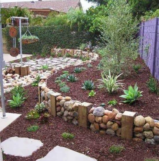 عکس ایده باغچه برای حیاط کوچک