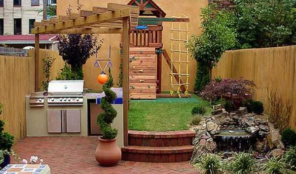 عکس ایده باغچه برای حیاط کوچک