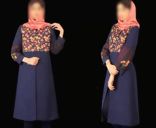 عکس مدل مانتو اسپرت ترکیبی