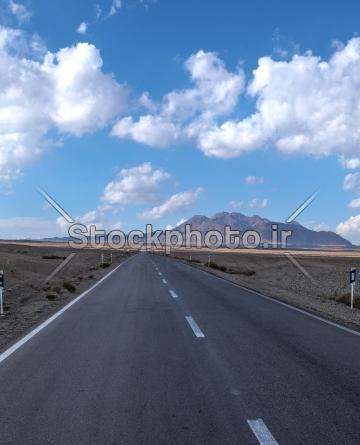 عکس جاده آسمان