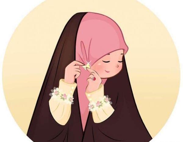 عکس با حجاب کارتونی