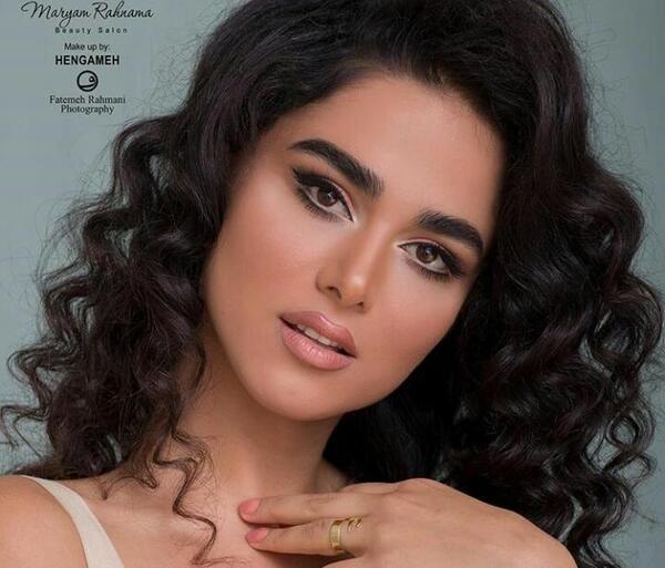 عکس مریم رهنما آرایشگر