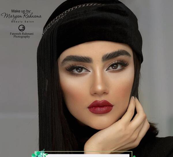 عکس مریم رهنما آرایشگر