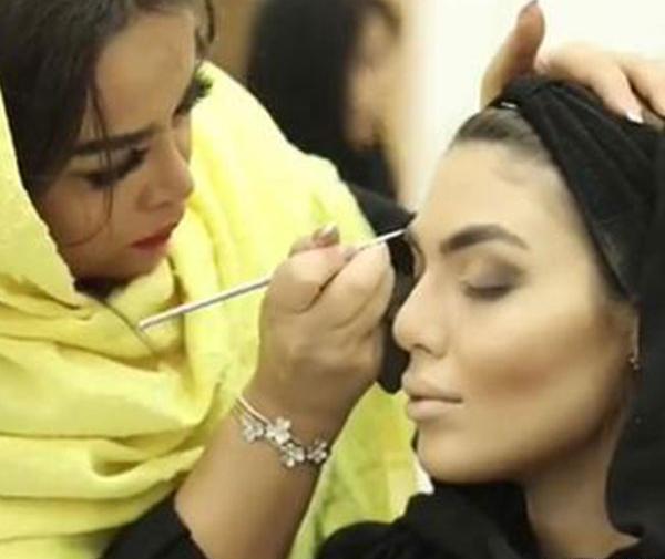 عکس مریم رهنما آرایشگر