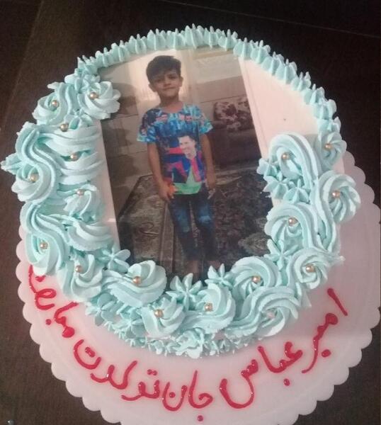 عکس کیک تولد عکس دار