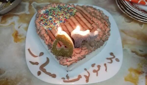 عکس کیک تولد عکس دار