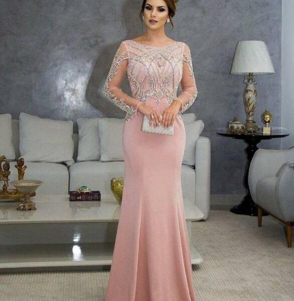 عکس لباس مجلسی رنگ نباتی