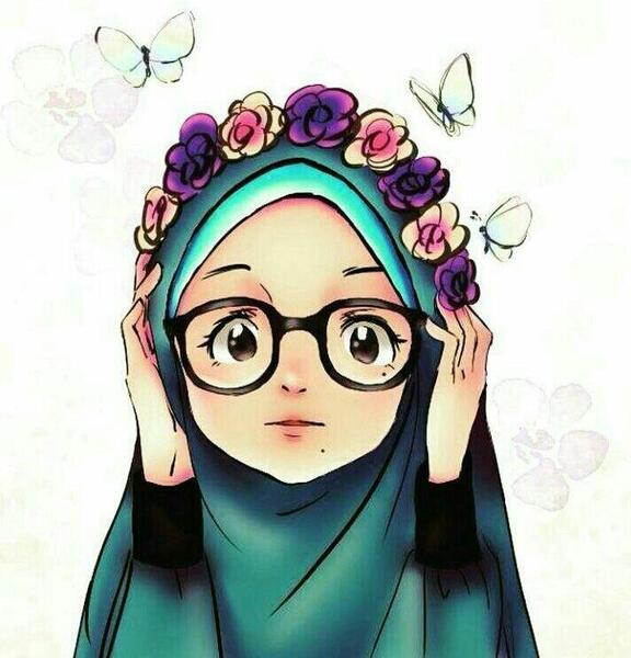 عکس یک دختر با حجاب برای پروفایل