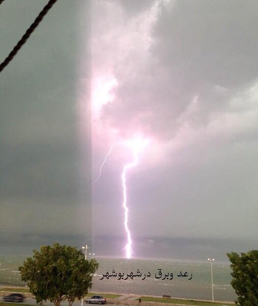 عکس باران طوفانی