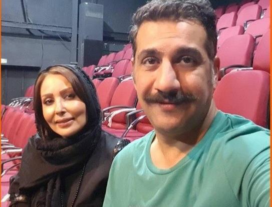 عکس محمد نادری و همسرش