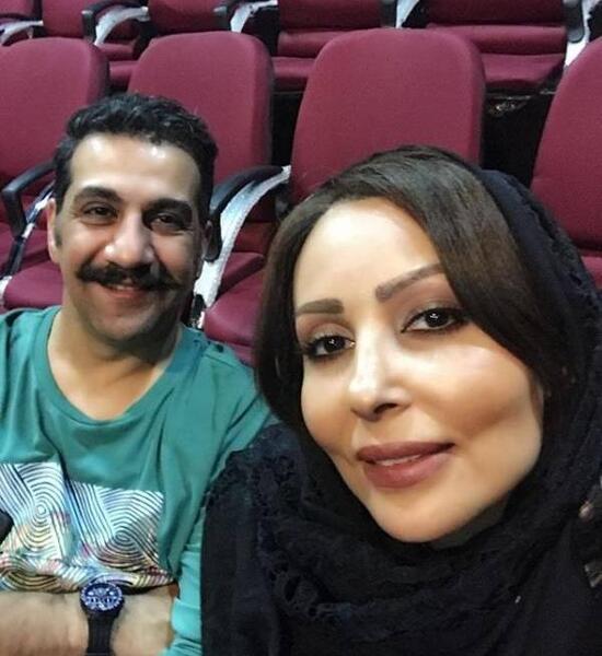 عکس محمد نادری و همسرش