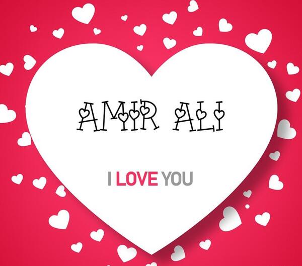 عکس نوشته عاشقانه امیر علی