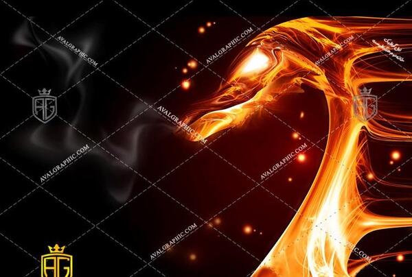 عکس آتش اژدها