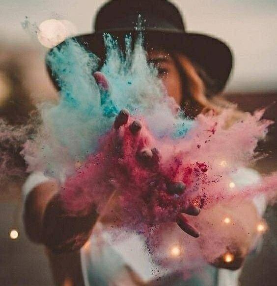 عکس پروفایل دخترونه شاخ رنگی