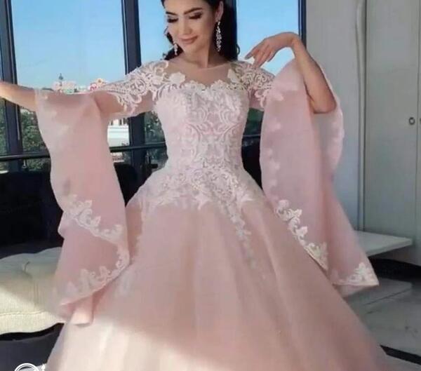 عکس لباس عروس پرنسسی پفی دخترانه