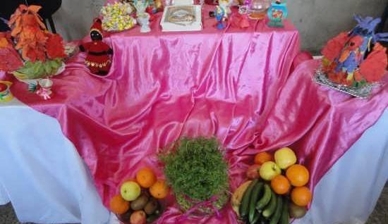 عکس ایده سفره هفت سین برای مدرسه
