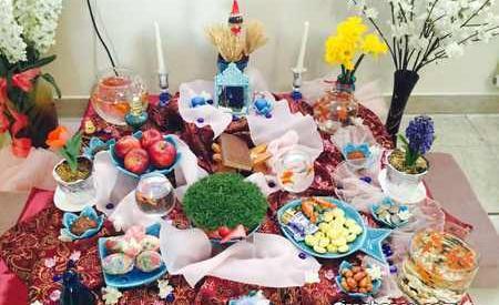 عکس ایده سفره هفت سین برای مدرسه
