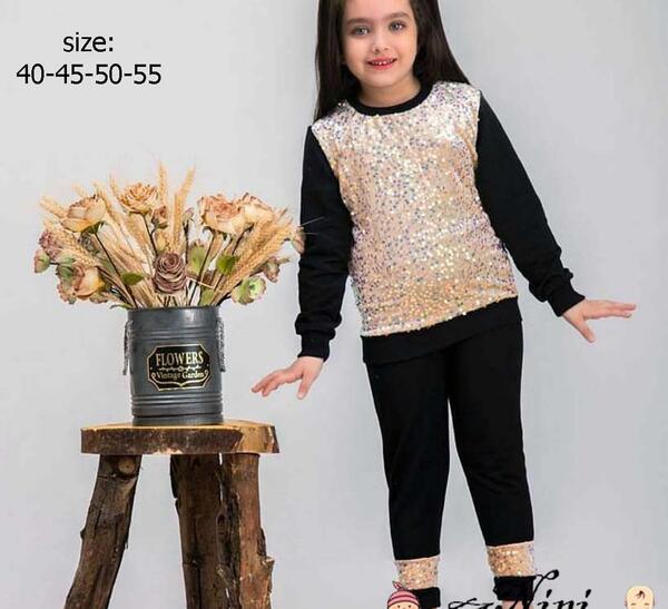 عکس ست بلوز شلوار دخترانه مجلسی بچه گانه