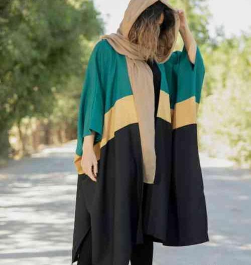 عکس مدل جدید مانتو پانچ دخترانه