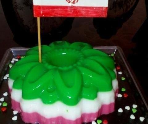 عکس ژله پرچمی