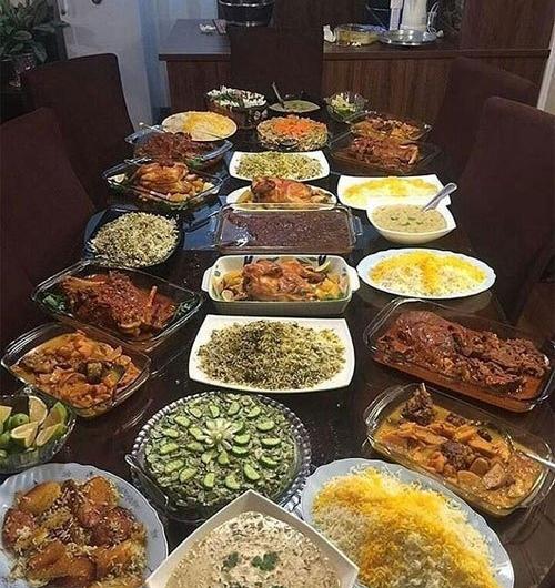 عکس ایده غذا برای مهمان