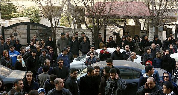 عکس ماشین بنیامین بهادری در تصادف