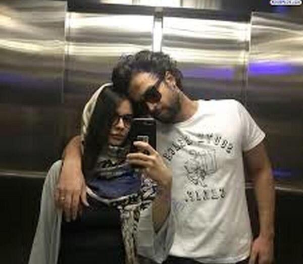 عکس ماشین بنیامین بهادری در تصادف