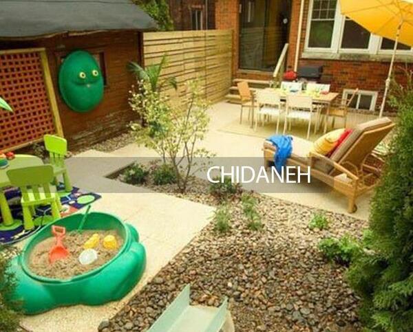 عکس ایده برای حیاط خانه ویلایی