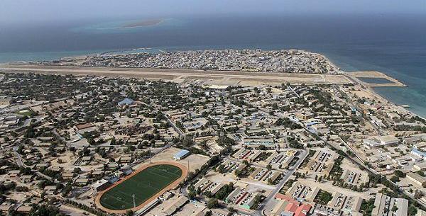 عکس هوایی جزیره خارک