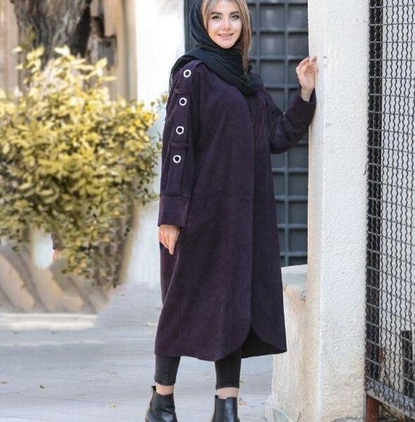 عکس مدل مانتو اسپرت مشکی جدید
