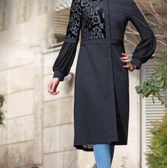 عکس مدل مانتو دخترانه آستین فانوسی